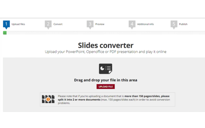 Slide converter tool